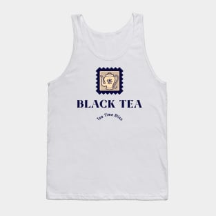 Black Tea Time Bliss Tea Lovers Tank Top